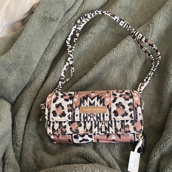 Simply Southern Handbags - Simply Southern Women's Patterned Bag - Brown and Black